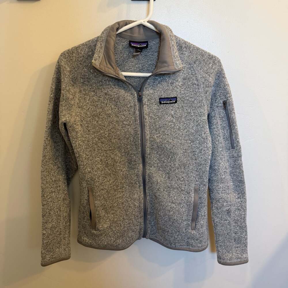 Patagonia Better Sweater Woman's small Gray Full Zip Jacket Fleece